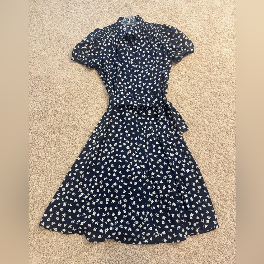 Polo Ralph Lauren Multicolored Short Sleeve Day Dress Size 8
